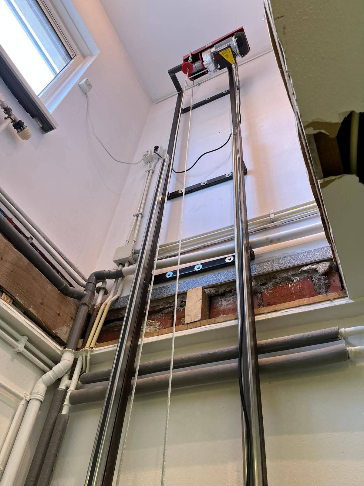 Liftconstructie detail — laswerk TSKR BV